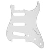 Mojotone Electric Guitar Pickguard for '62 Strat Gloss White 3 Ply