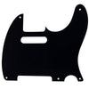 Mojotone Electric Guitar Pickguard for Tele 5 Hole Black 1 Ply