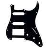 Mojotone Electric Guitar Pickguard for American Strat HSS Gloss Black 3 Ply