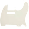 Mojotone Electric Guitar Pickguard for Tele 5 Hole Parchment 1 Ply