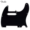 Fender Standard Telecaster Guitar Pickguard Black 8 Hole 3 Ply S/S