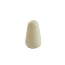 A stratocaster guitar selector switch tip in a parchment color. This tip is a direct replacement for 3-way and 5-way selector lever switches with a universal fit.