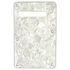 Standard Strat Backplate 3 Ply White Pearl