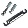 Gotoh Stop Bar Tail Piece w/ Studs & Inserts (Chrome)