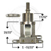Switchcraft Short Straight Type 3-Way Toggle Switch