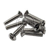 Pickup Mounting Screws for Strat (6-32 x 5/8'' Ovalhead Phillips Stainless Steel) (Set of 8)