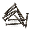 Humbucker Mounting Ring Screws Nickel (Set of 10)