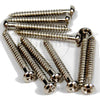 Single Coil Pickup Mounting Screws Nickel (Set of 10)