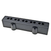 Jazz Bass Bridge Pickup Cover Black (5 String)