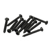 Black Back Panel Screws for Open Back Cabinets (Set of 12)