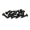 Black Oval Head Phillips Screw For Cabinet Corners (Set of 12)
