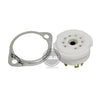 9-Pin Ceramic Chassis Mount  Tube Socket (2-Piece)