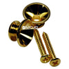 Vintage Fender Style Strap Buttons Gold