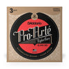 D'Addario EJ45-3D Pro-Arte Nylon Classical Guitar Strings, Normal Tension, 3 Sets