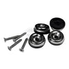 Fender Style Chrome Glides (w/ Screws)