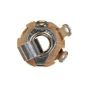 A Switchcraft L12A 1/4'' Shorting Jack (Long Bushing) on a white background.
