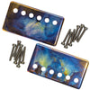 Mojotone Nebula F-Spaced Humbucker Pickup Cover and Polepiece Set