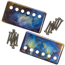 Mojotone Nebula F-Spaced Humbucker Pickup Cover and Polepiece Set