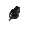 Mojotone Flat Topped Black Chicken Head Knob