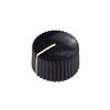 Fender Style Black Barrel Knob