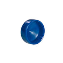 A blue potentiometer dust seal used on Mojotone wah guitar potentiometers. It also fits on CTS and CGE full sized guitar potentiometers.