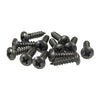 Black Pan Head Phillips Screw For Cabinet Hardware (Set of 12)
