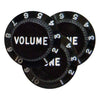 Fender Strat Black 1 Vol. 2 Tone Guitar Knobs