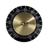 Top Hat Tone Knob (Black/Gold)
