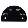 Mojotone Custom 100 Voltage Selector Plate
