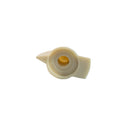 One alternate Mojotone cream chicken head guitar knob without metal sleeves.
