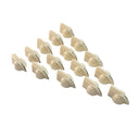A set of 15 alternate Mojotone cream chicken head guitar knobs without metal sleeves.