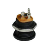 DC Power Jack 2.1mm Enclosed Frame External Mount