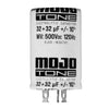 Mojotone 32uF + 32uF 500V Electrolytic Multi-Section Can Capacitor