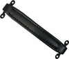 Large Black Leather Handle with Black Mounting Brackets
