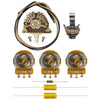 Un-Assembled Strat HSS 5-Way Wiring Kit